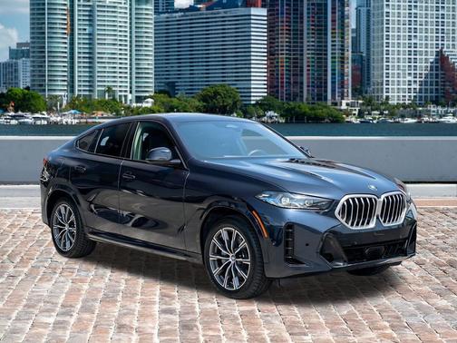 Carbon Black Metallic 2025 BMW X6 xDrive40i