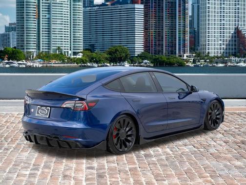 Deep Blue Metallic 2023 Tesla Model 3 Performance