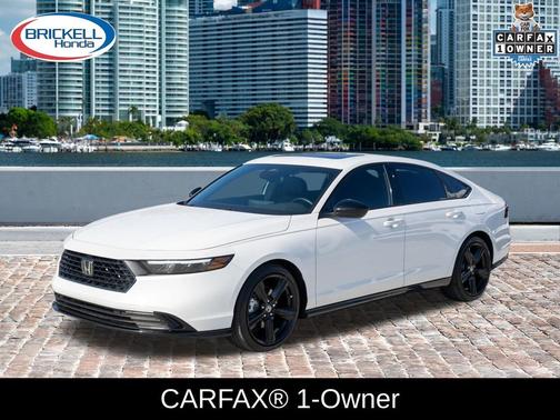 Platinum White Pearl 2025 Honda Accord Hybrid