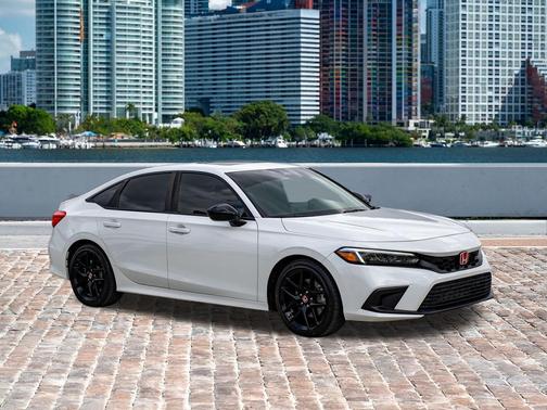 Platinum White Pearl 2023 Honda Civic Si Base