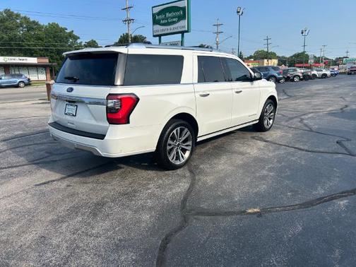 Star White Metallic Tri-Coat 2020 Ford Expedition Max Platinum