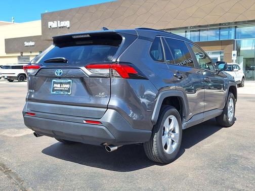 Magnetic Gray Metallic 2021 Toyota RAV4 Hybrid LE