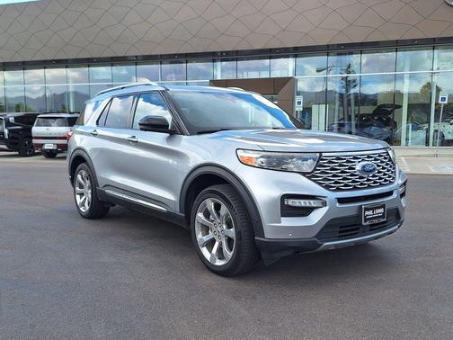 Silver Metallic 2020 Ford Explorer Platinum