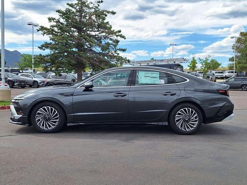 Portofino Gray 2025 Hyundai SONATA Hybrid Limited