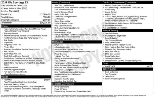 2018 Kia Sportage EX