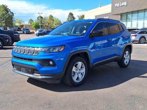 Laser Blue Pearlcoat 2022 Jeep Compass Latitude