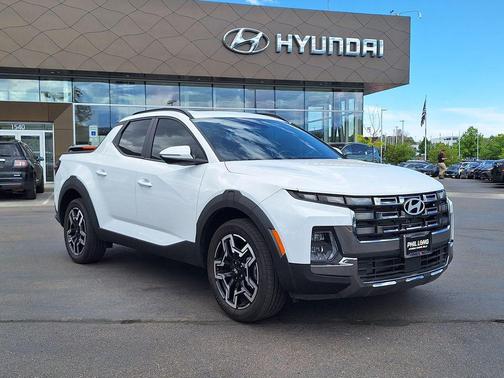 Atlas White 2025 Hyundai SANTA CRUZ Limited