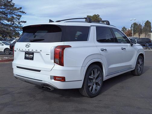 Hyper White 2021 Hyundai PALISADE Limited