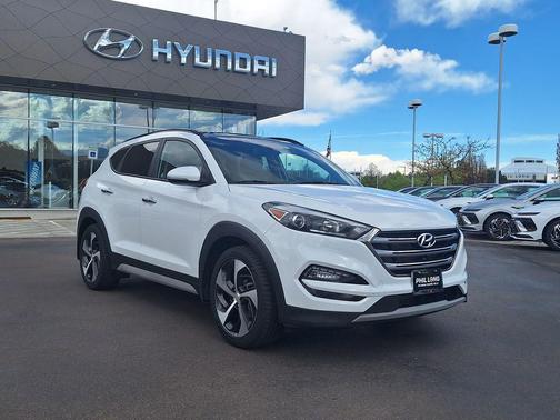 Dazzling White 2018 Hyundai TUCSON Limited