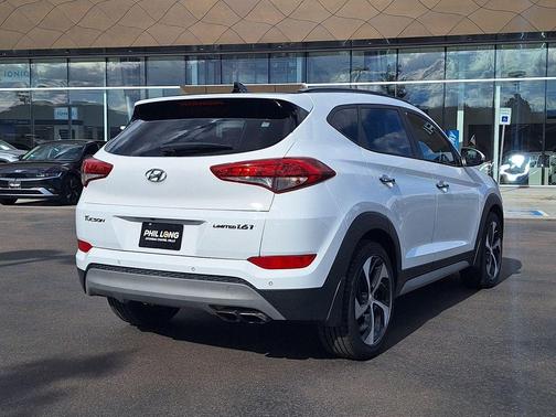 Dazzling White 2018 Hyundai TUCSON Limited