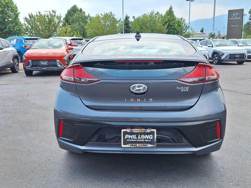 Summit White 2018 Hyundai IONIQ Hybrid Blue