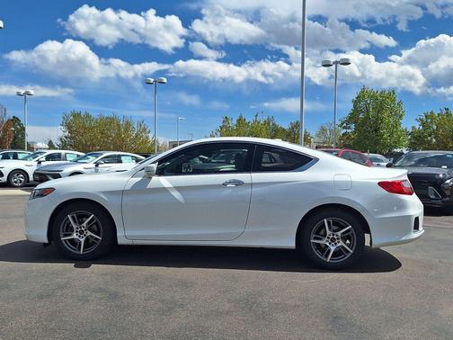 White 2015 Honda Accord EX-L