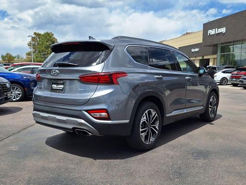 Machine Gray 2019 Hyundai SANTA FE Ultimate 2.0T