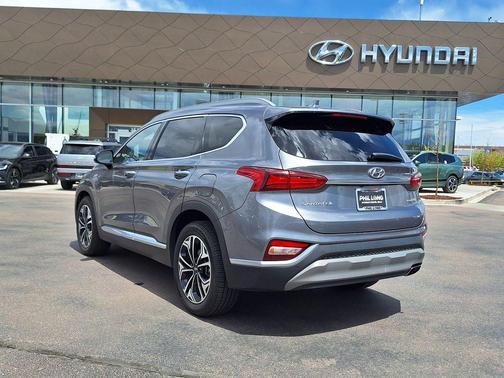 Machine Gray 2019 Hyundai SANTA FE Ultimate 2.0T