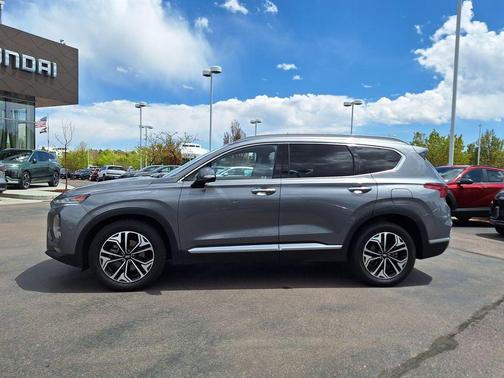 Machine Gray 2019 Hyundai SANTA FE Ultimate 2.0T