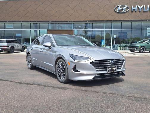 Curated Silver 2023 Hyundai SONATA Hybrid Limited