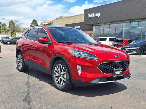 Red Metallic 2020 Ford Escape Titanium
