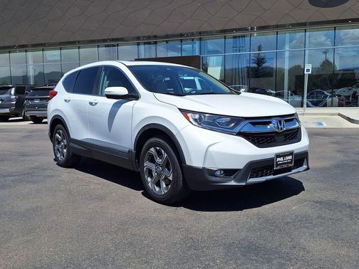 White 2019 Honda CR-V EX
