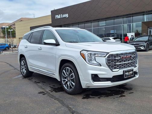 White Frost Tricoat 2023 GMC Terrain Denali