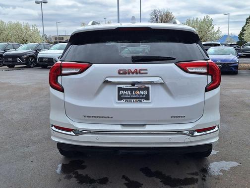 White Frost Tricoat 2023 GMC Terrain Denali