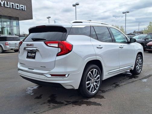 White Frost Tricoat 2023 GMC Terrain Denali