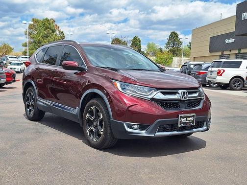 Maroon 2018 Honda CR-V Touring