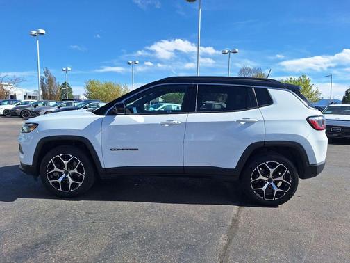 Bright White Clearcoat 2025 Jeep Compass Limited
