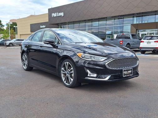 Black Metallic 2020 Ford Fusion Titanium