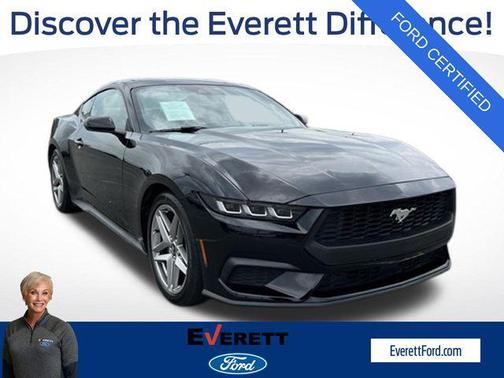 Shadow Black 2024 Ford Mustang EcoBoost