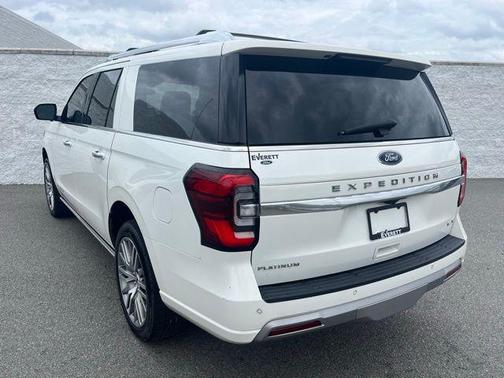 Star White Metallic Tri-Coat 2023 Ford Expedition Max Platinum