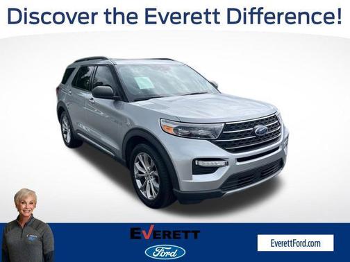 Iconic Silver Metallic 2022 Ford Explorer XLT