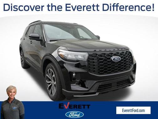 Agate Black Metallic 2026 Ford Explorer ST-Line