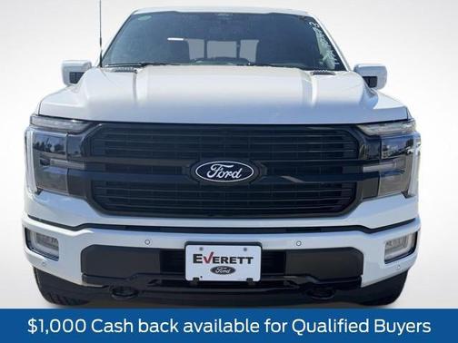 Star White Metallic Tri-Coat 2026 Ford F-150 Platinum