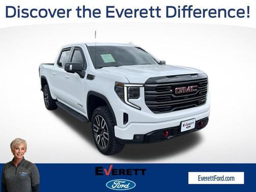 Summit White 2025 GMC Sierra 1500 AT4