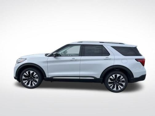 Silver 2026 Ford Explorer Platinum