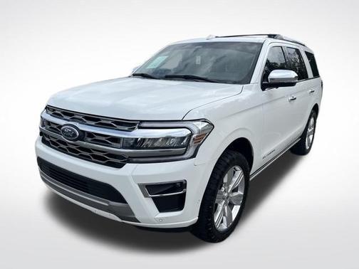 Star White Metallic Tri-Coat 2024 Ford Expedition Platinum