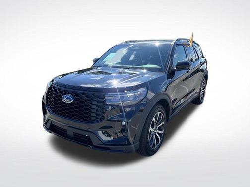 Agate Black Metallic 2025 Ford Explorer ST-Line