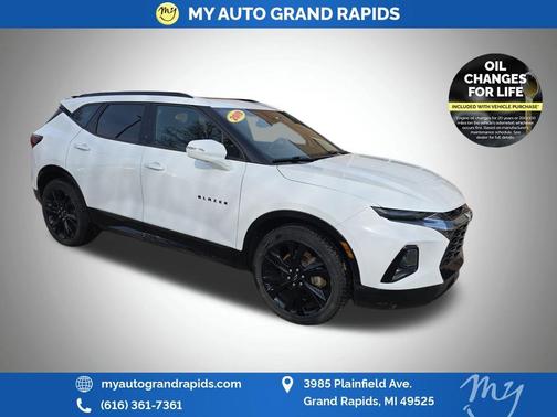 Summit White 2019 Chevrolet Blazer RS