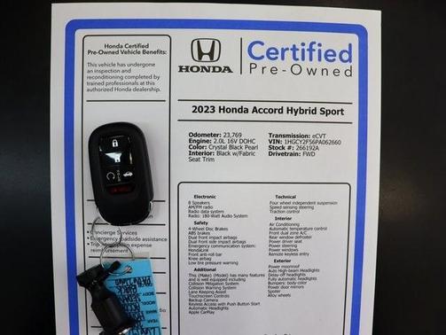 2023 Honda Accord Hybrid Sport