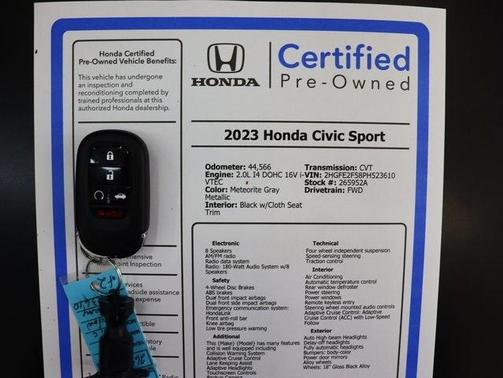 2023 Honda Civic Sport