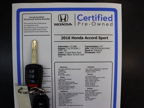 2016 Honda Accord Sport