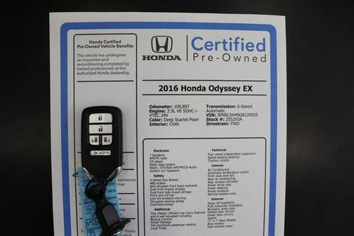 2016 Honda Odyssey EX