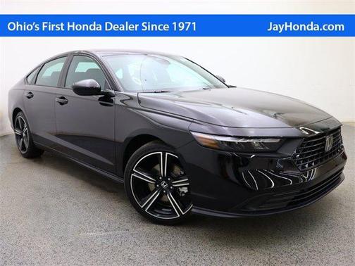 Crystal Black Pearl 2026 Honda Accord Hybrid Sport Sedan