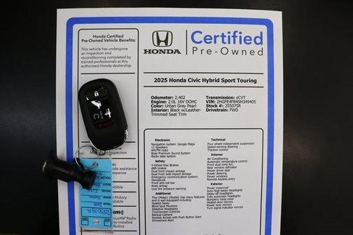 2025 Honda Civic Hybrid TOURING