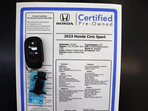 2023 Honda Civic Sport