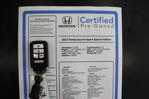 2022 Honda Accord Sport SE