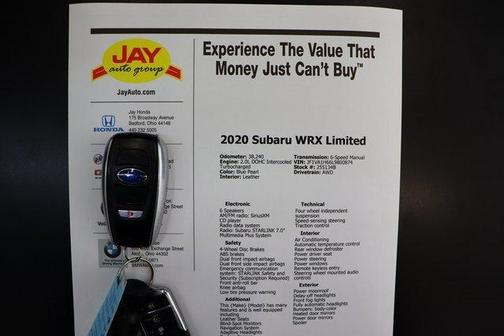 2020 Subaru WRX Limited