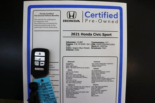 2021 Honda Civic Sport