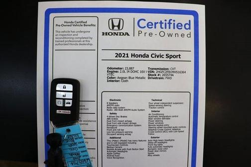 2021 Honda Civic Sport