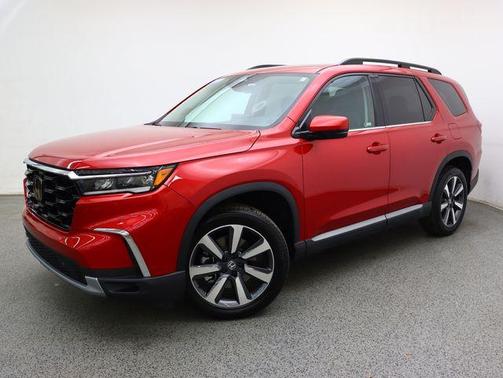 Radiant Red Metallic II 2025 Honda Pilot Touring